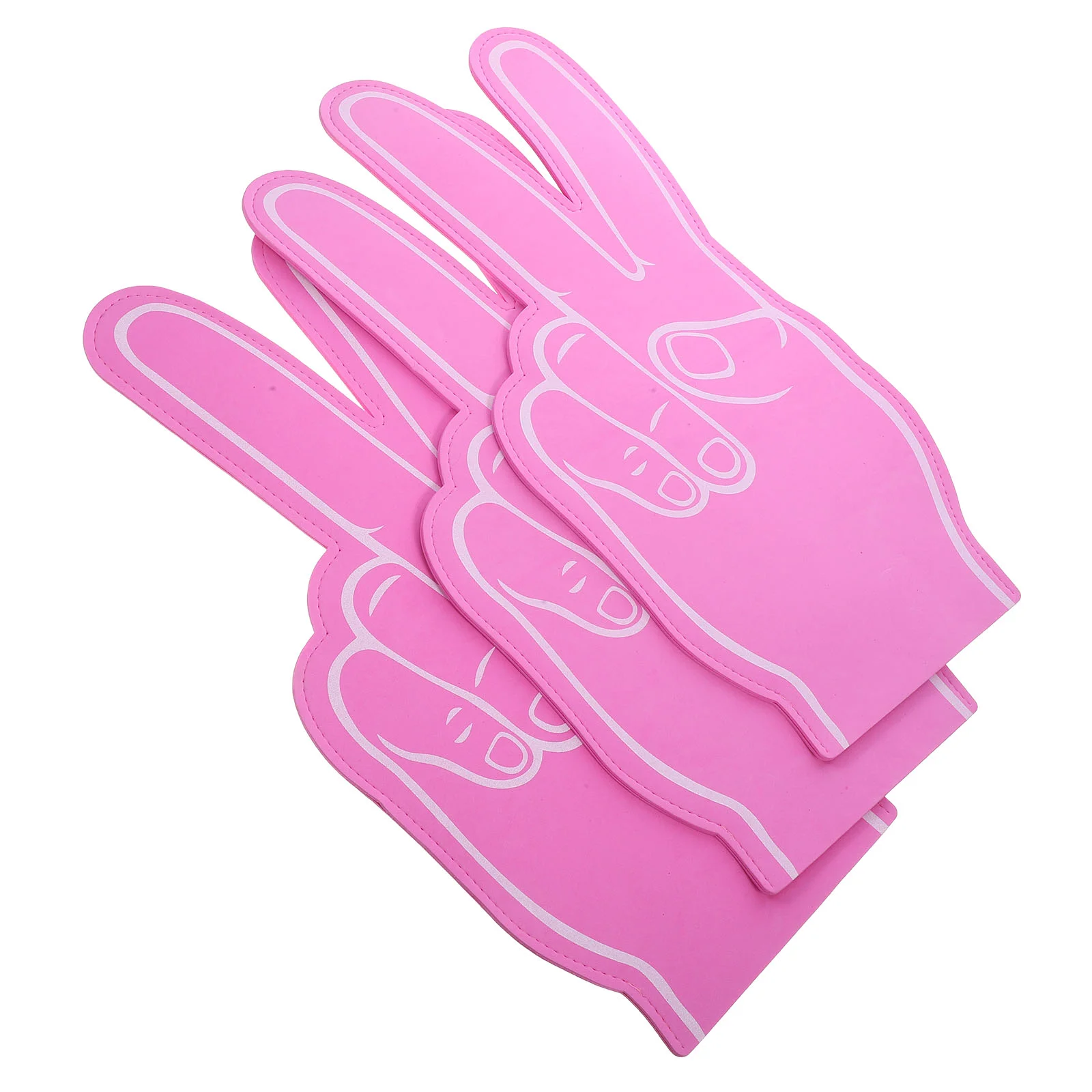 

3 Pcs Cheerleading Hand Gesture Football Party Favor Cheer Leading Foams Finger Group Spirit Item Prop Foams Finger Decoration