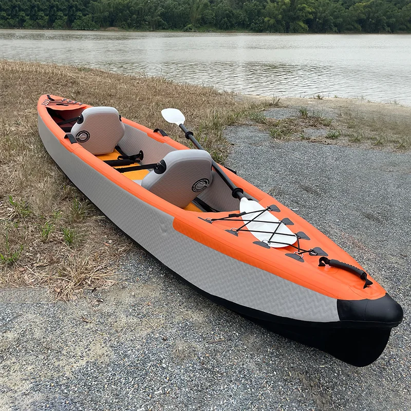 

Inflatable Drop Stitch PVC 2 Person Fishing Kayak Inflatable Kayak PVC Double Layer Drop Stitch Kayak