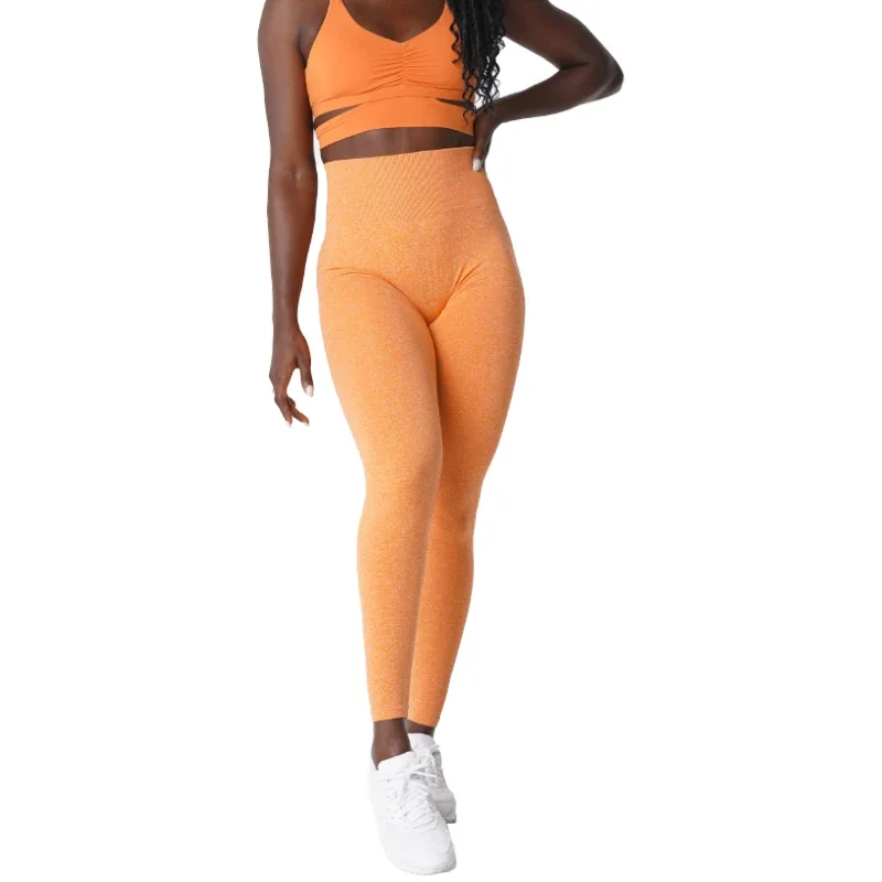 Sports Leggings Sports Pants Yoga Pants Female Tights NVGTN Speckled Scrunch Seamless Leggings for Women Soft Workout Tights Fitness Outfits Yoga Pants Gym Wear