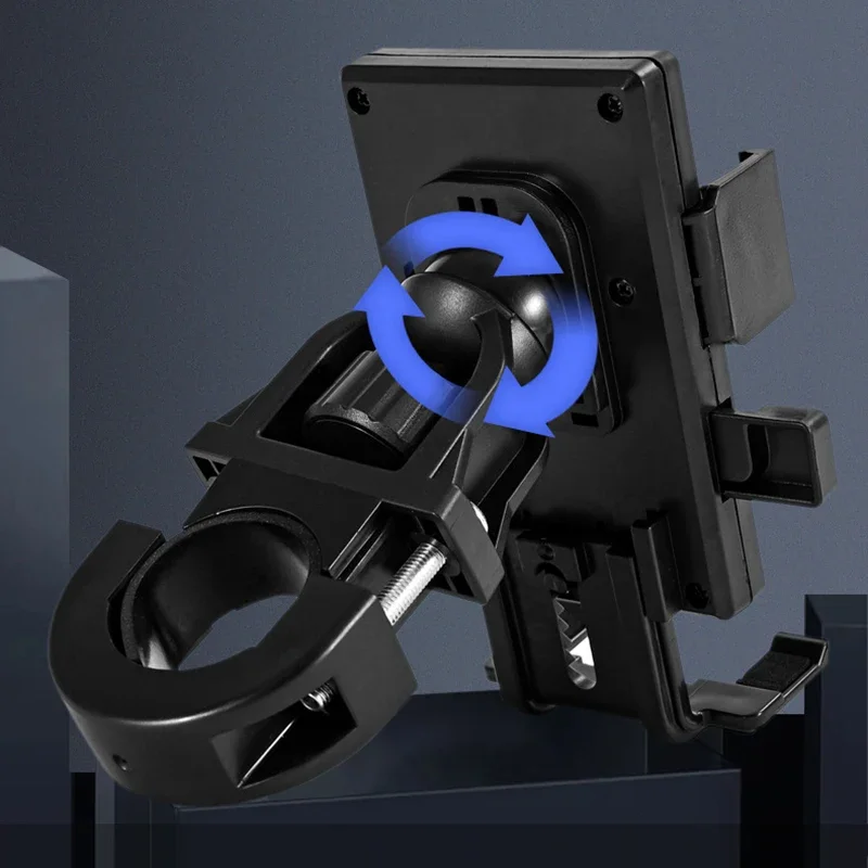 Stroller Accessories Baby Stroller Cell Phone Holder 360 Degree Rotate Universal Clamp Pram Wheelchair Accessory Mount Bracket Bicycle Phone Stander