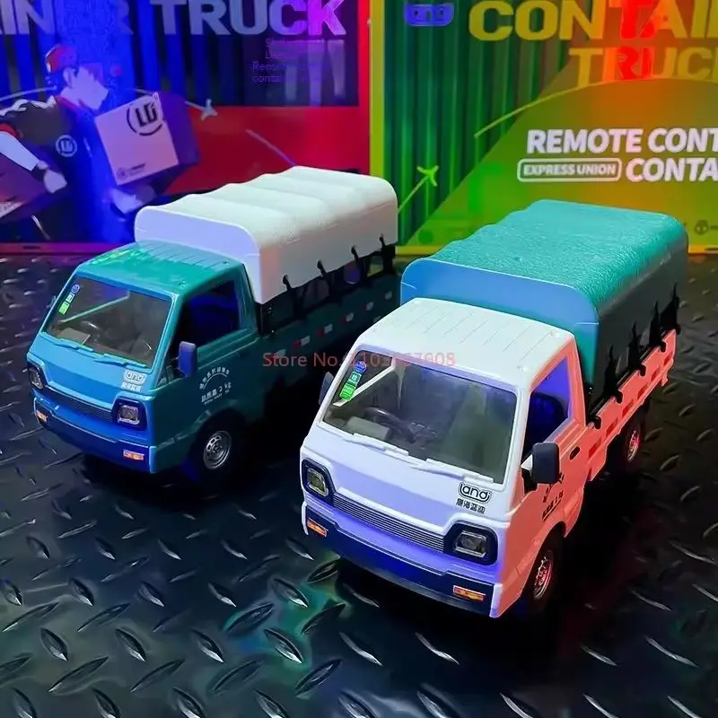 1:16 Rc Car Simulation Remote-Controlled Van Model 2.4g Drift Climbing Truck Led Light On-Road Rc Cars Trucks For Kids Gifts Toy 4