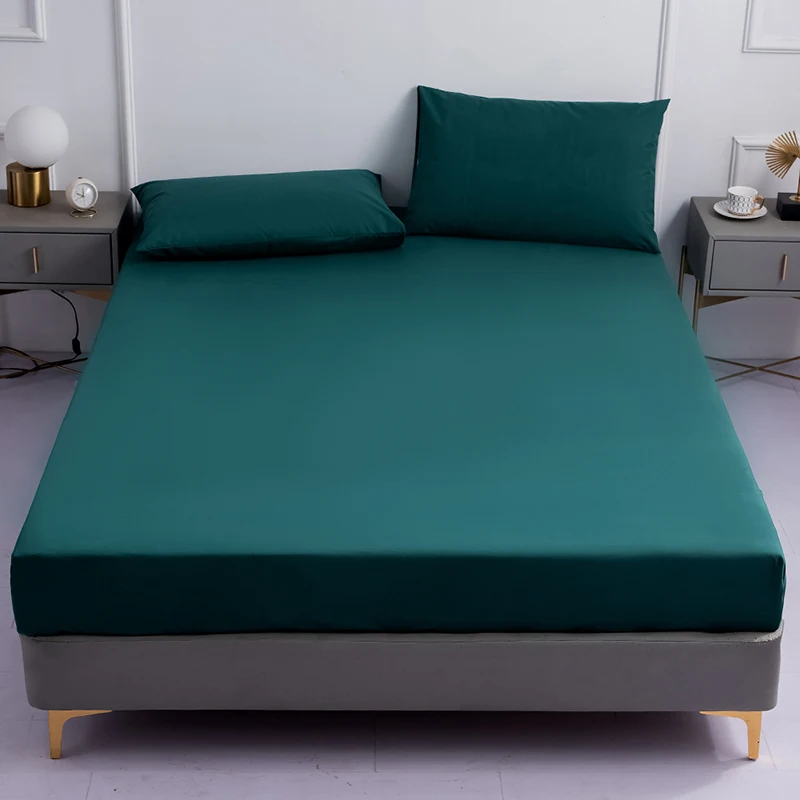 1Piece Waterproof Fabric Pillowcase Moisture And Sweat Proof Pillow Cover 48x74cm For Bedroom Home Hotel 5