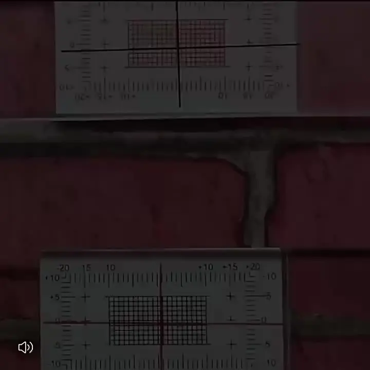 Crack Monitoring Record,Crack Gauge Monitor, High Clear Acrylic