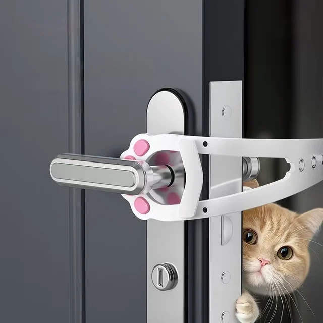 Adjustable Width Cat Door Holder Latch Fish Shaped Design Fast Flex Latch Strap Door Stopper Pet Supplies Adjustable Width Cat Door Holder Latch Fish Shaped Design Fast Flex Latch Strap Door Stopper Pet Supplies