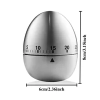 Kitchen Timers for Cooking, Chef Cooking Timer Clock with Loud Alarm,100% Mechanical Desk Timer - No Batteries Required 5