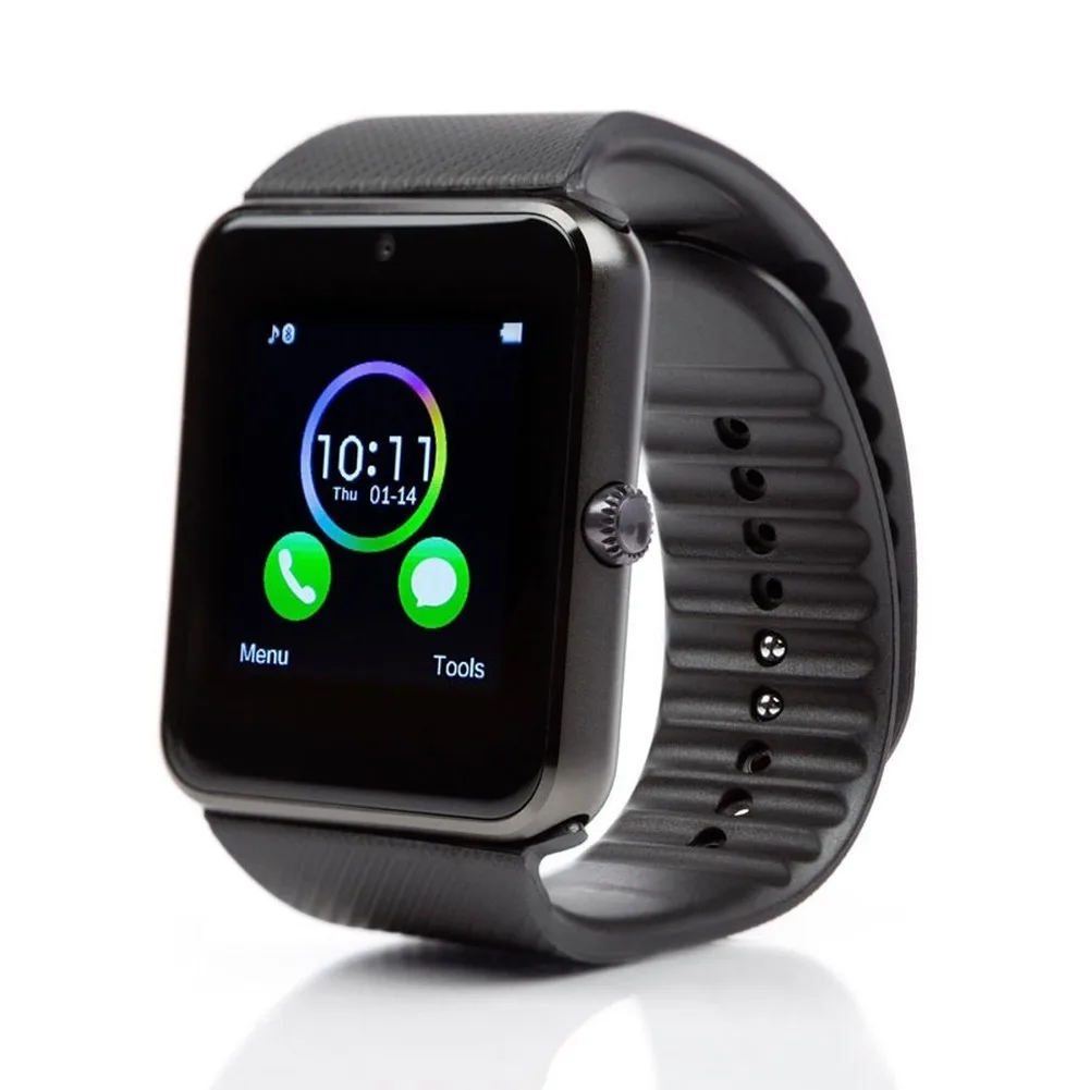 GT08 Smart Watches Man Women Bluteeth Smart Bracelet Support Sim Card with Clock Camera Sports Smart Watch