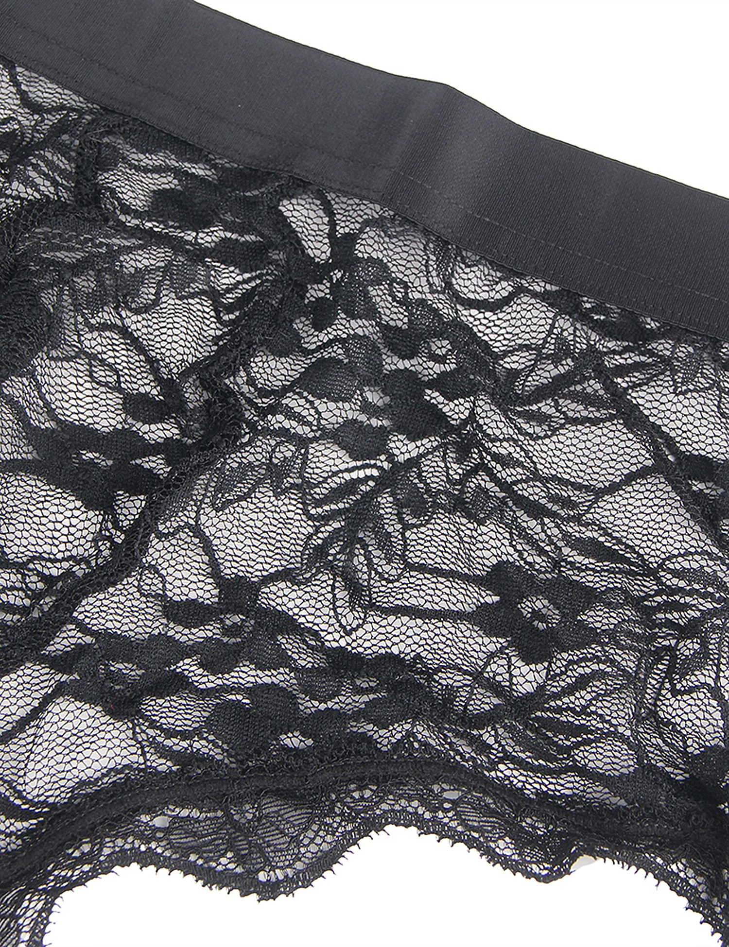 Men's Sexy Black Lace Strappy Boxer Shorts - Seamless, Hollow, Erotic Sissy Underwear mens lace underwear
