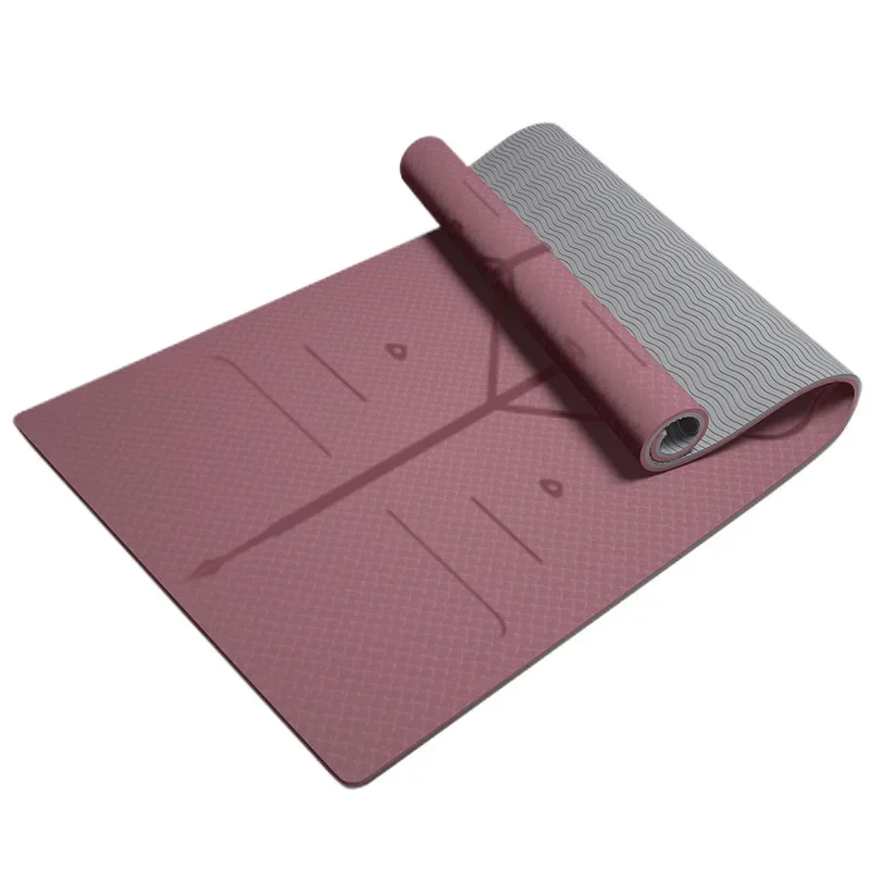 Yoga mat thickened non-slip fitness soundproof skipping rope floor mat household dance mat