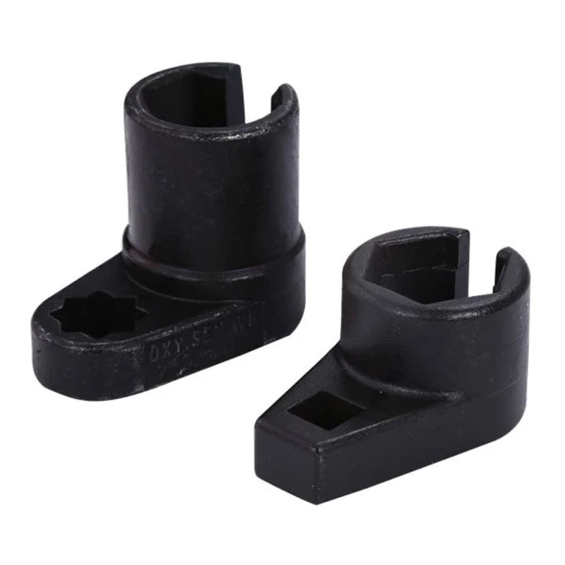 3pcs Oxygen Sensor Socket 6 Point Wrench 1/2" and 3/8" Drive 7/8" 22mm Universal Oxygen Sensor Switch Socket 6