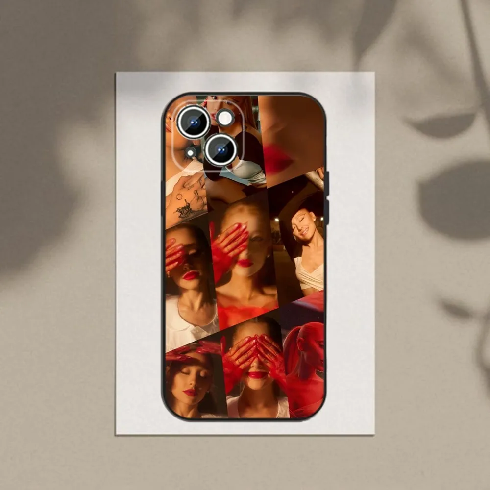 thumbnail image 1 of A-Ariana G-Grande Sí y funda de teléfono para Apple iPhone 15,14,13,12,11,XS,XR,X,8,7,Pro,Max,Plus,mini funda negra de silicona, 1 of 5