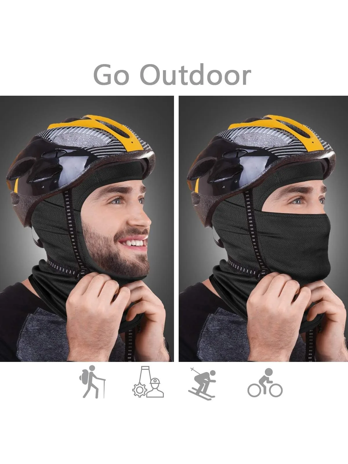 Ski Mask for Men Women, Summer Balaclava Face Mask, Shiesty Mask UV Protector Lightweight for Motorcycle Snowboard