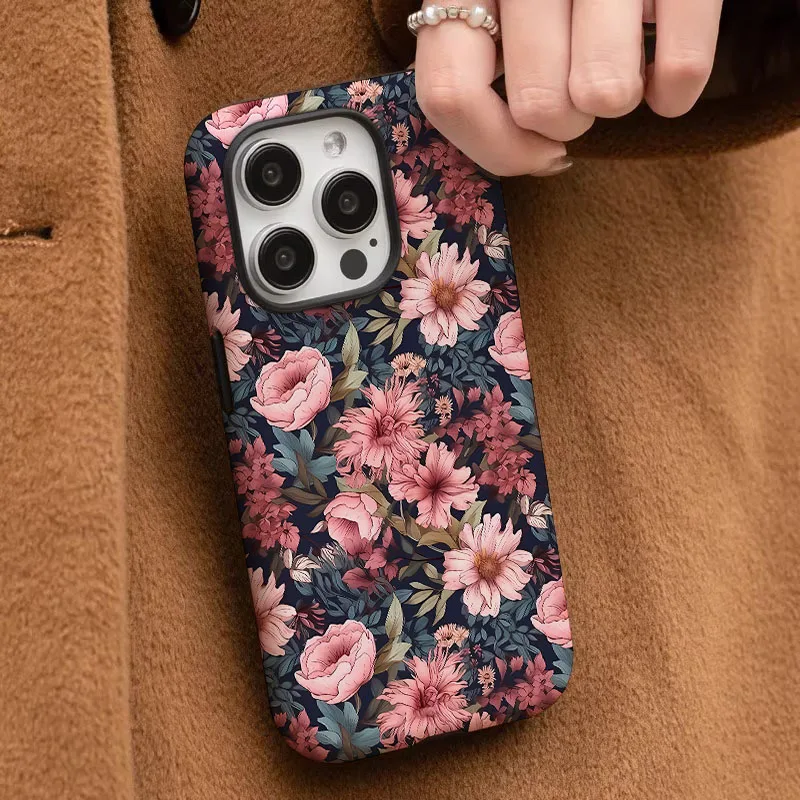 Gorgeous Flowers 2-in-1 Film Shell Phone Case