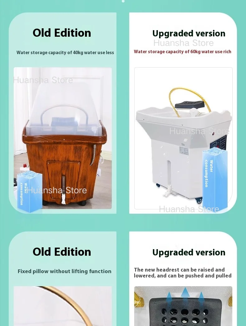 Description Picture 4 of itemProfessional Hair Stylist Salon Chair Hairdressing Japanese Head Spa Water Therapy Chair Portable Cadeiras Salon Furniture