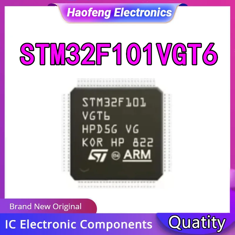 

STM32F101VGT6 LQFP100 32-bit microcontroller MCU ARM Single IC Chip in stock