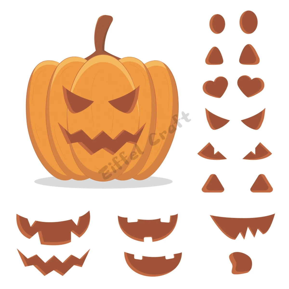 

Set Pumpkins For Halloween Metal Craft Dies Cutting For Diy Scrapbooking Paper Stencils New Embossing Dies 2022
