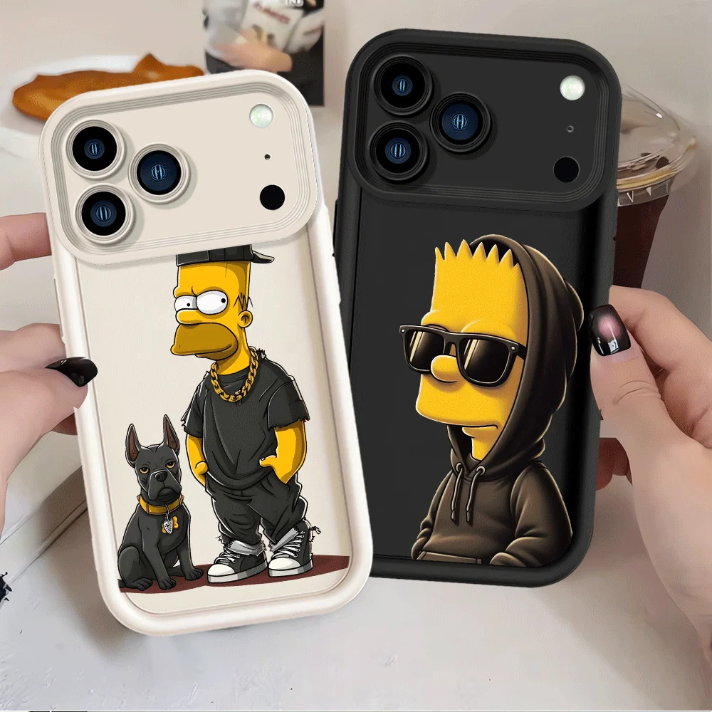 Handyhülle für iPhone 17 15 Plus 16e Air 14 12 13 16 Pro Max 11 Softcover The Simpsons Cool Bart – Detail 2