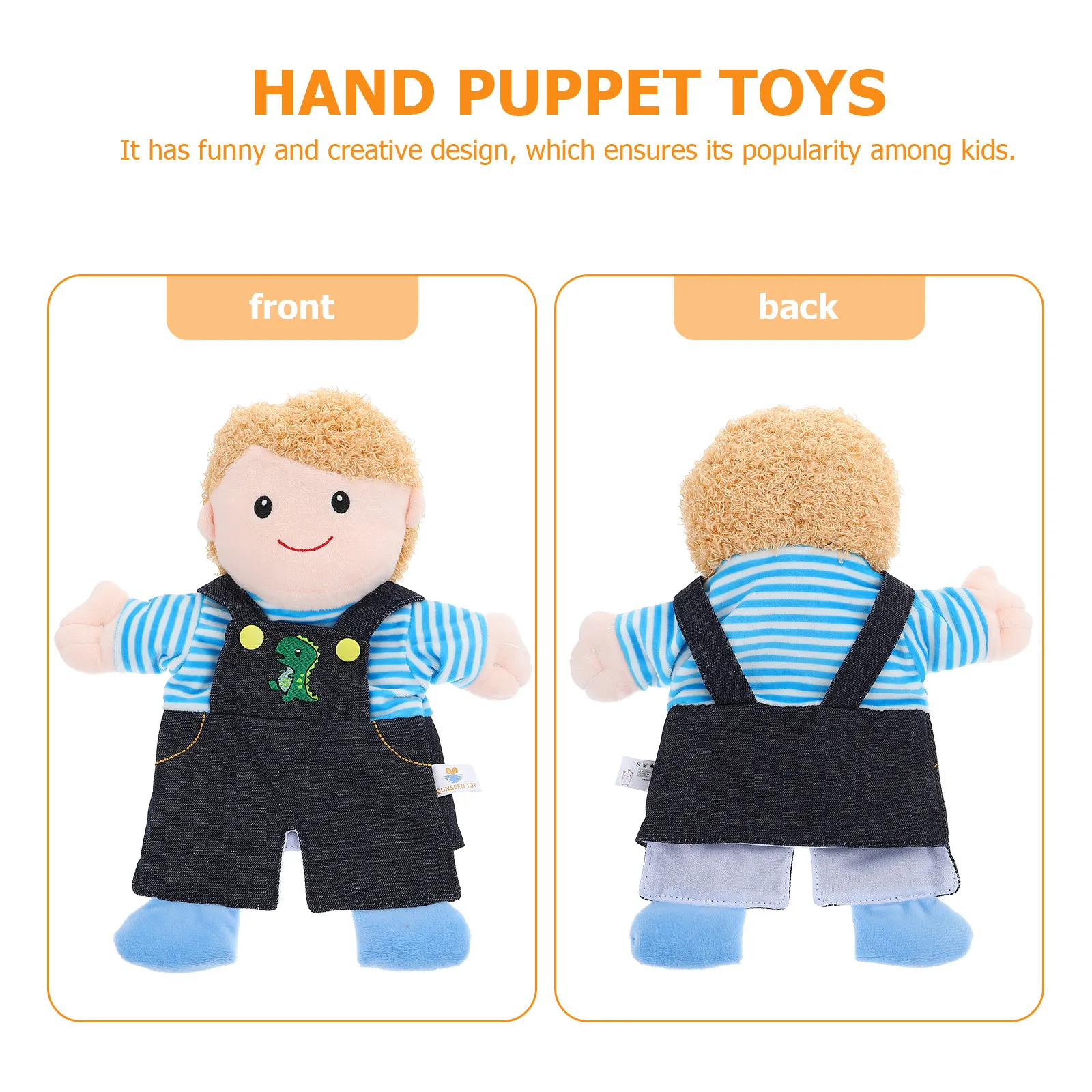 Q 버전 소년 손인형 창의적인 디자인 대화형 스토리텔링 소품 어린이를 위한 교육용 장난감 가족 커뮤니케이션