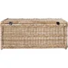 Wicker Storage Trunk, Collapsible for flat storage, Rattan-Kubusoft Gray, Coastal for Office Dorm Room-LivingRoom 6