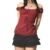 2000s Aesthetic Sweet Lace Tops Women Off Shoulder Drawstring T-shirt Korean Fashion Female Tee Fairy Grunge Streetwear