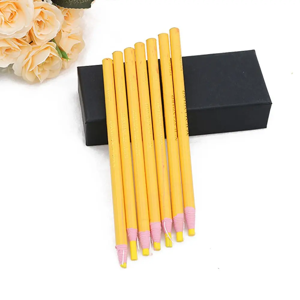 Peel off Marker Grease Pencil Colored Crayon Pen Paper Roll Wax Pencil For Metal Glass Fabric Art Supplies 6PCS