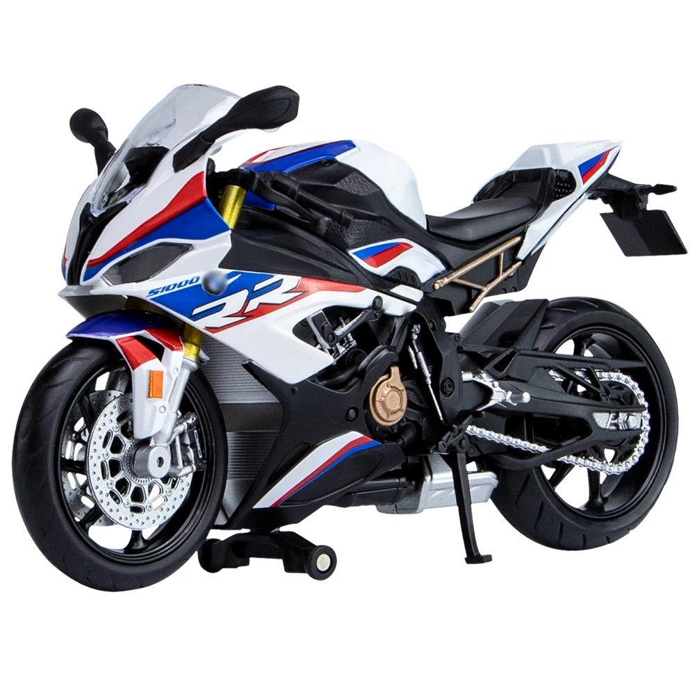 

1:12 Масштаб BMW S1000RR сплав фигурки мотоциклов литые детские игрушки спортивный велосипед Автомобили гоночные модели реплики подарок для мальчиков