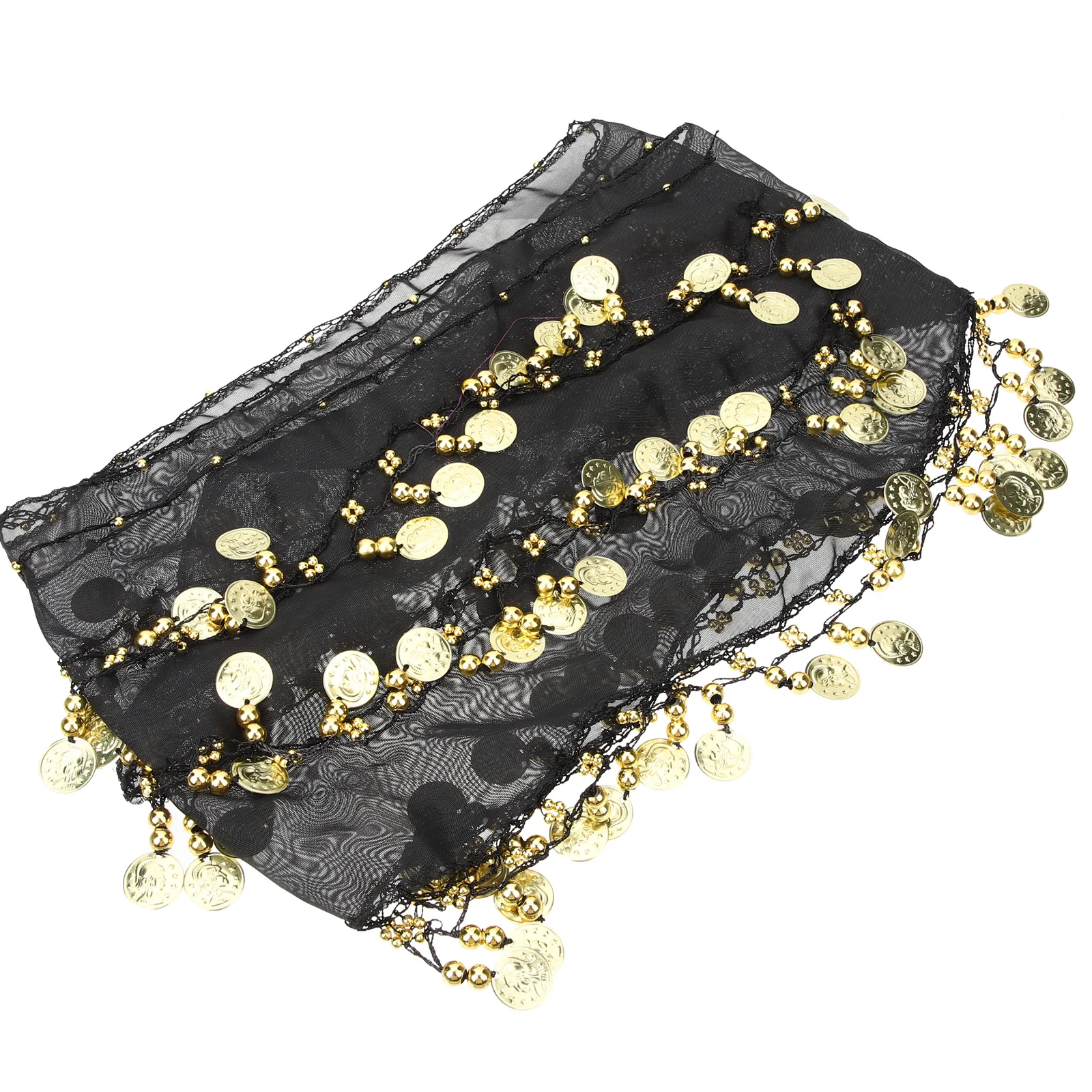 

Waist Chain Dancing Skirt Sequin Hip Scarf Scarves Skirts Dancer Costumes for Women Belt