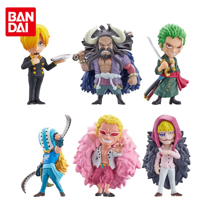 Bandai Gashapon One Piece Roronoa Zoro Vinsmoke Sanji Kaidou Donquixote Doflamingo Corazon Killer Anime Action Figure Toys Gifts Action Figures Aliexpress