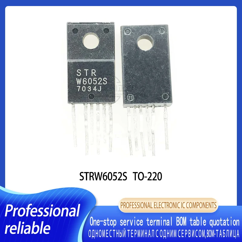5-10PCS STRW6052S STR-W6052S TO-220 power module chip hailangniao 10pcs lot xs3868 backplane adapter plate master chip bluetooth stereo audio shield module ovc3860