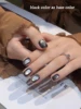 WS White Moonlight Cat Eye Gel Nail Polish Ceramic Cat Eye Explosion Flash Shows White without Grey Glass Beads 3