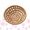 Rattan Material Storage Basket Woven Basket Fruit Vegetable Bread Container Display Basket Home Storage ganization 3
