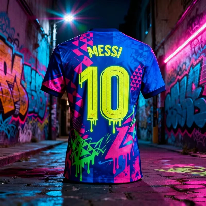 2026 Messi # 10 Fußballtrikots - für Outdoor-Sportarten, schnelltrocknend, leicht und bequem, passende Familienoutfits
