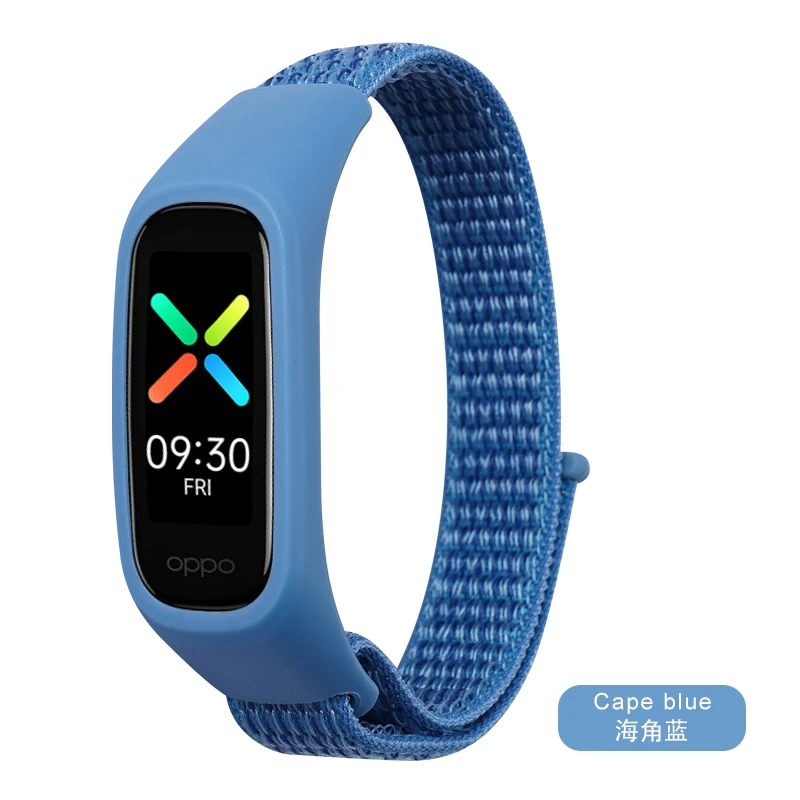 Enhanced Sport Nylon Loop Band Strap with Silicone Case - Waterproof Fashion Wristband