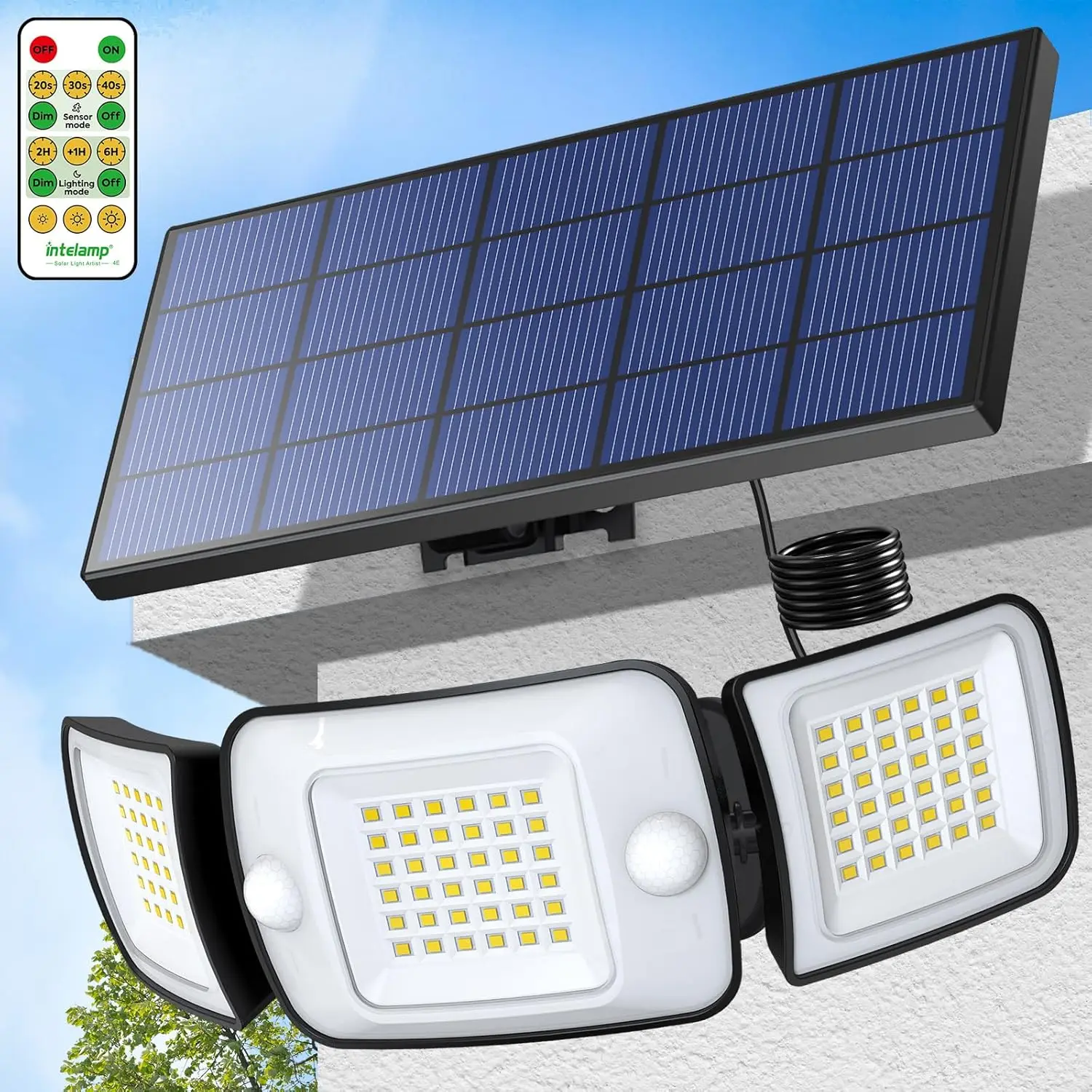 Intelamp Solar-Außenleuchte 4