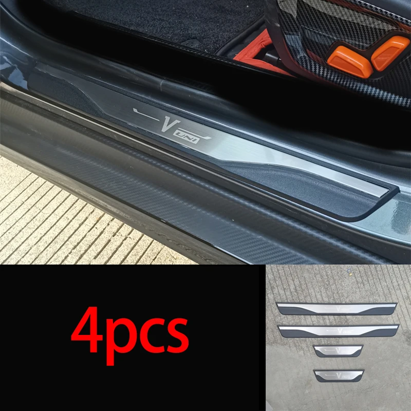 

4pcs for Changan UNI-V 2022 2023 Welcome Pedal Door Sill Strip Protective Univ Strip Decorative Anti Tread Strip