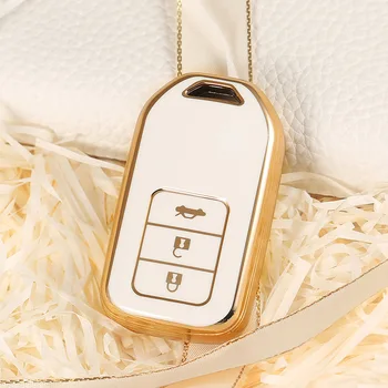 Cover chiate/telecomando per Honda Civic City Accord CRV XR-V odissea Vezel Jade Crider misura telecomando 2019 2020 portachiavi - Coperture di caso chiave dell automobile di TPU per Honda Civic City Accord CRV XR