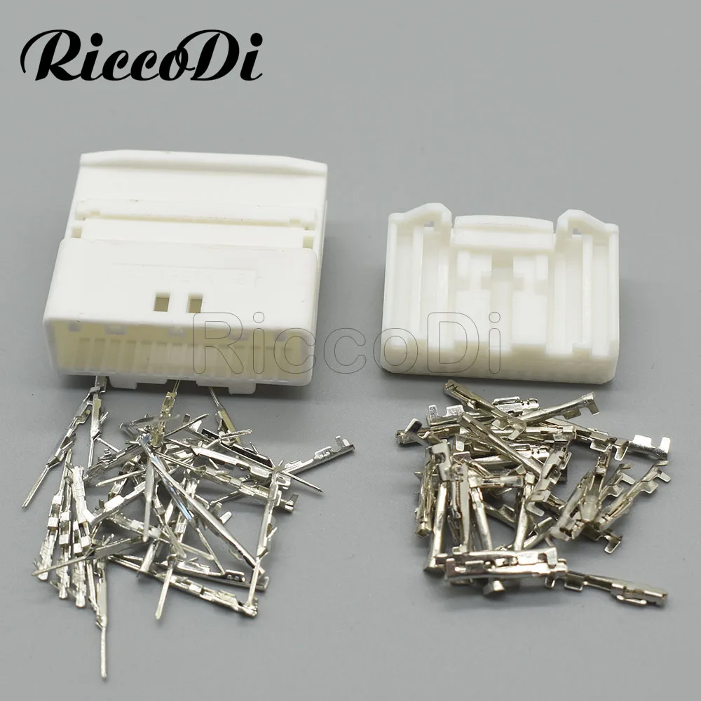 Description Picture 5 of item1 Set 4/8/10/12/2024/28/32/40 Pin 0.7MM Car Navigation Reversing Mirror Wiring Harness Connector Automotive Audio Plug