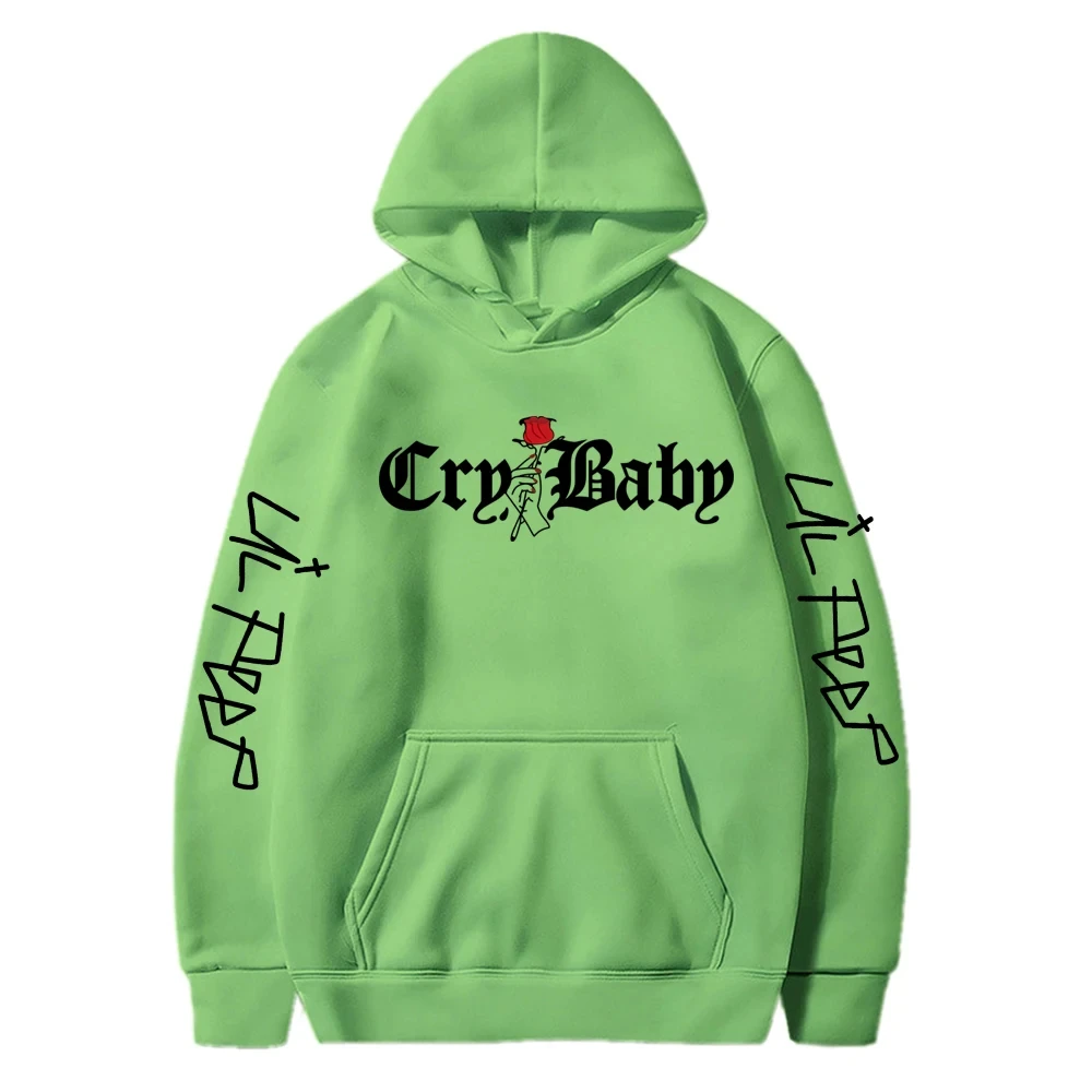 Sudaderas con capucha para hombre Rose Cry Baby Print