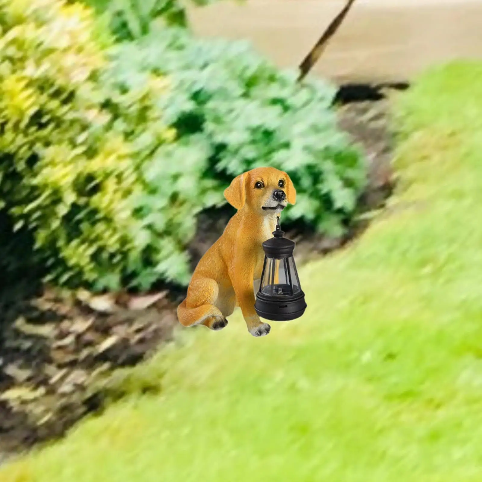 Garden Statue with Solar Lantern Figurine for Outside Lawn Garden Garden Statue with Solar Lantern Figurine for Outside Lawn Garden