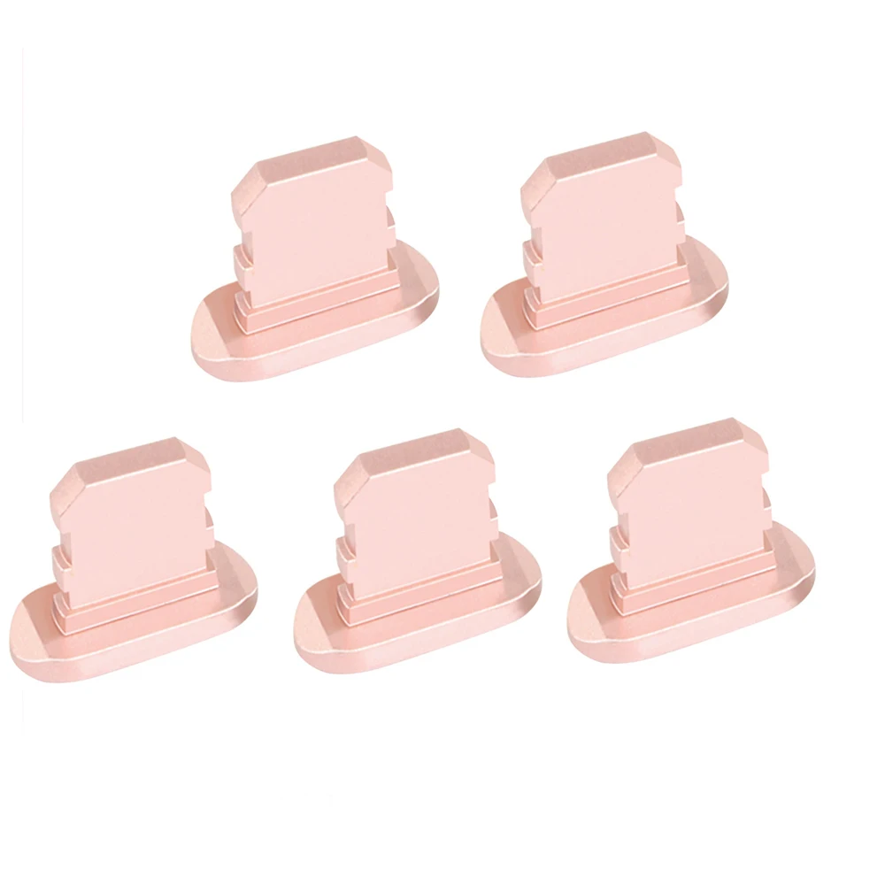 5pcs rose gold