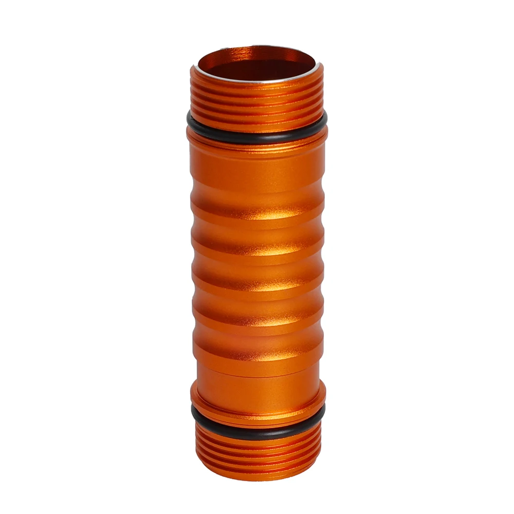 Wurkkos Brand Factory Orange 18650 Tube Aluminum Alloy Work for FC11 TS11 HD15 HD15R FC13 for use with 18650 Batteries