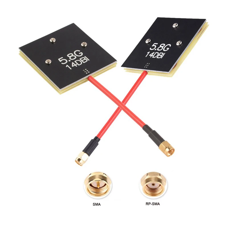 Description Picture 5 of itemFPV 5.8G 14Dbi High Gain Panel Antenna For Phantom/Transmitter RC832 RC805 Receiver QAV250 F450 Quadcopter