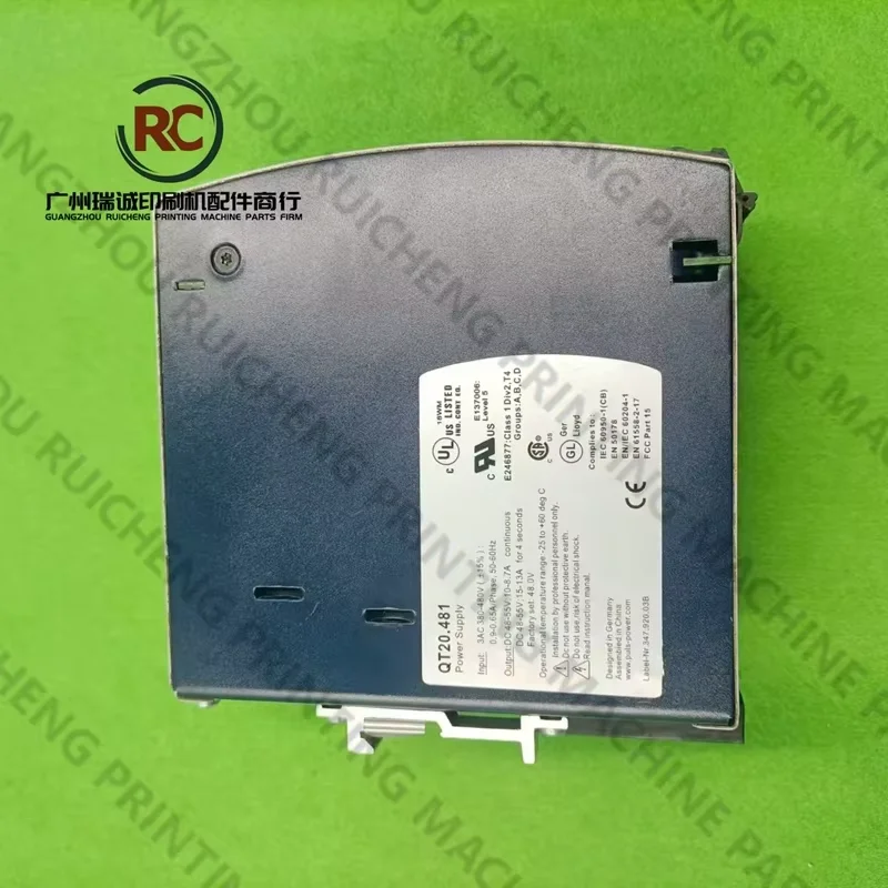 KBA 솔벤트 잉크 인쇄기용 새 조건 전원 공급 장치 QT20 1개