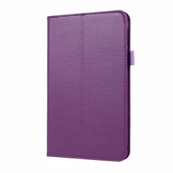 Premium Flip Cover Stand Case for Tab M10 FHD Plus (Purple)