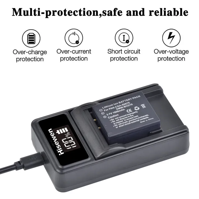 Akku Kompatibel Mit Panasonic CGA-S007E - Li-Ion 950mAh - Für Lumix DMC-TZ1, DMC-TZ11, DMC-TZ2 - Foto 7