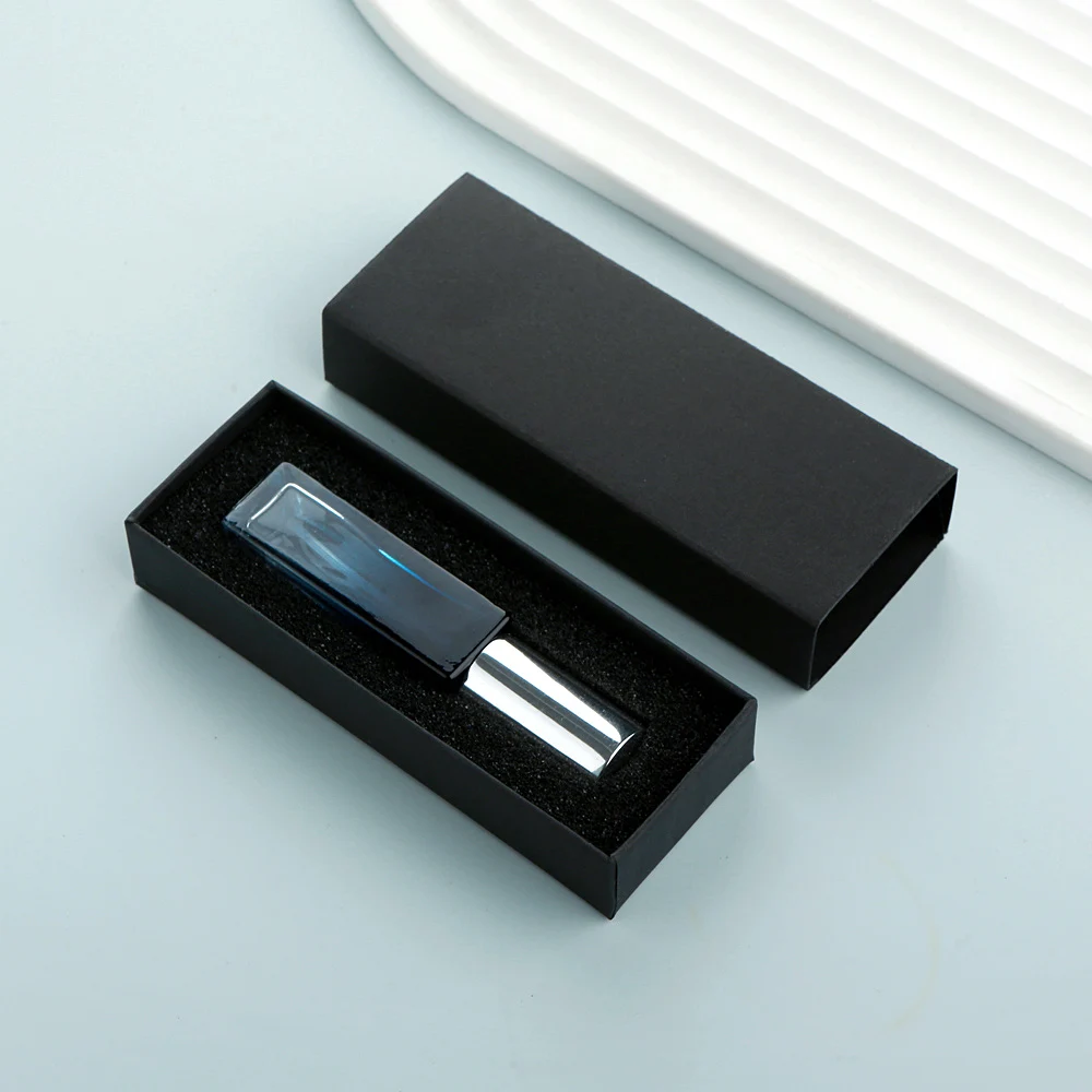 10PCS 10ml Blue Gradient Square Glass Spray Bottles with Box, Refillable Mini Atomizer ... - SKU GSB01155 - UGI Packaging