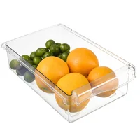 Boîte de conservation des œufs au réfrigérateur, boîte de rangement des aliments et des fruits de style tiroir, support pour œufs, boîte de conservation des aliments frais en plastique domestique 6