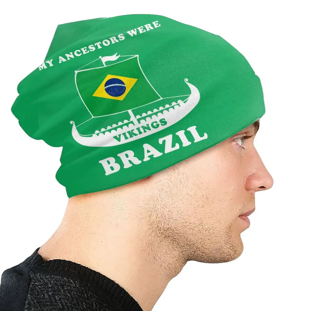 Benutzerdefinierte Brasilien Flagge Motorhaube Hut Stricken Hut Männer Frauen Coole Unisex Warme Winter Beanies Kappe – Detail 14