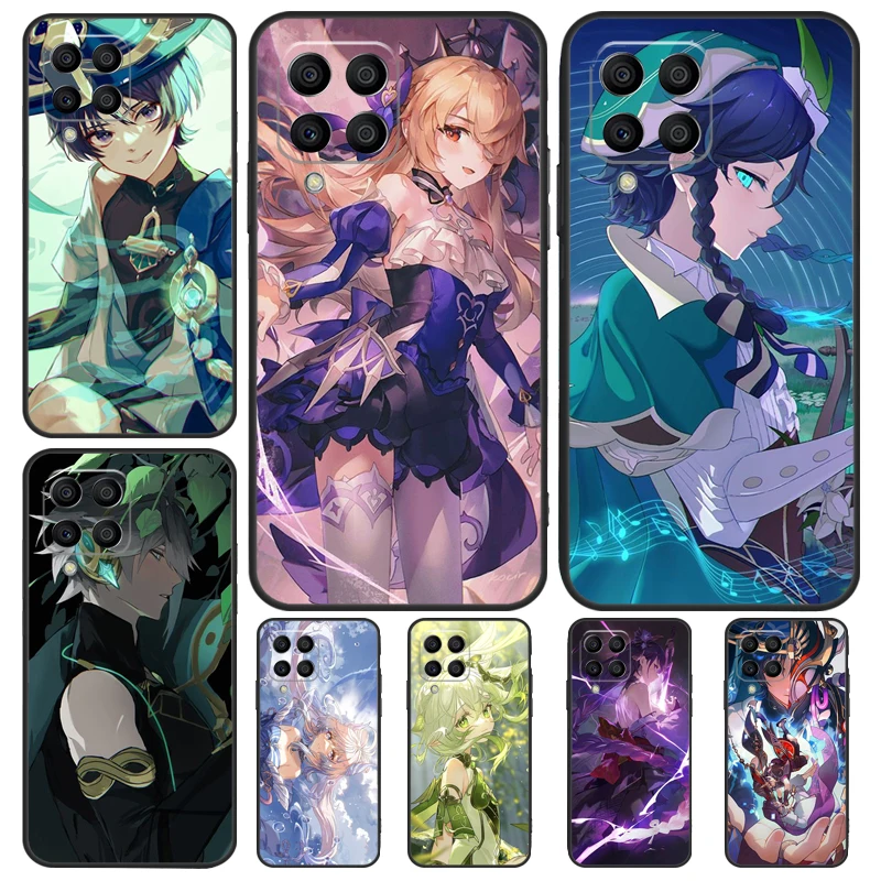 Genshin Impact Case Per Samsung Galaxy M32 M52 M12 M22 M13 M23 M33 M53 M14 M34 M54 M31 M51 M20 M31S M30S
