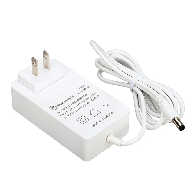 1.5m, Cabo 16AWG, Compatível com Motores Sensores, UE e EUA, 48W, 8V, 6A