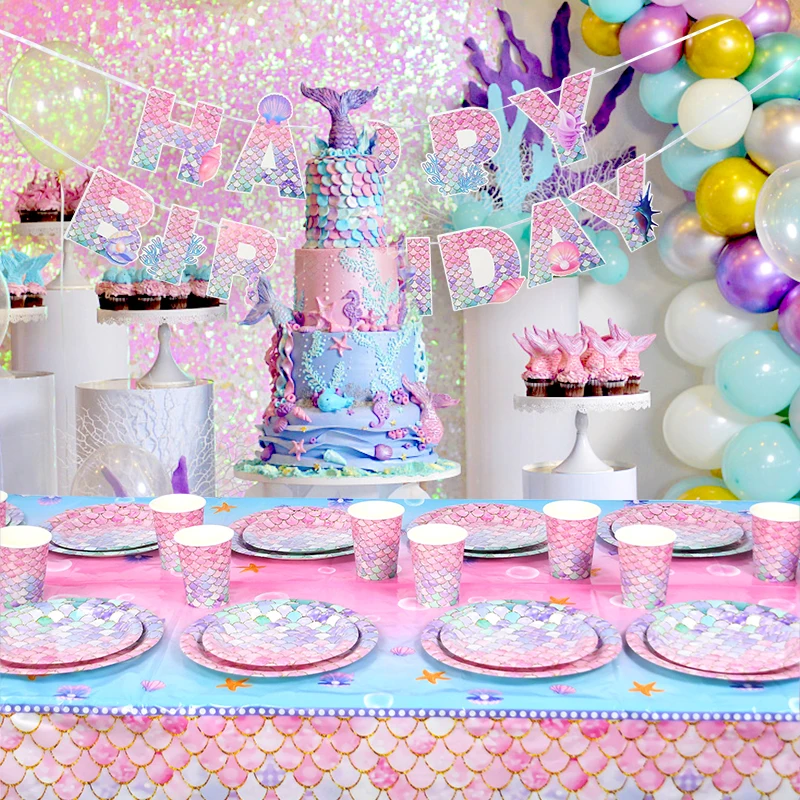 Piñata sirena # 5  Mermaid theme birthday party, Mermaid birthday party  decorations, Mermaid party decorations